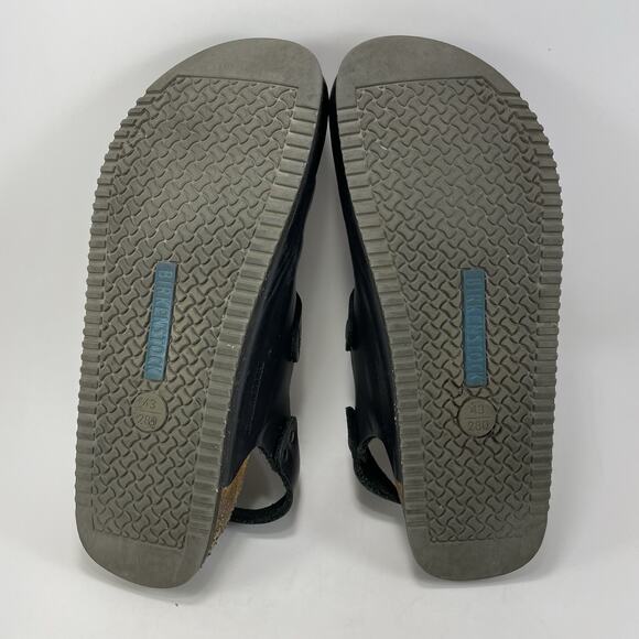 Birkenstock Tokio Super Grip Clog Mens Size 43 US 10-10.5 Narrow Black Leather - Picture 7 of 11